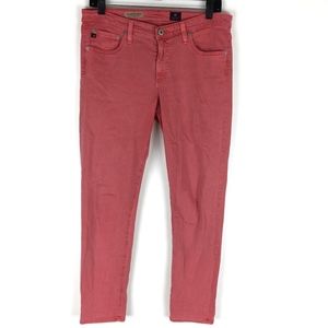 AG Adriano Goldschmied Jean Pink Stevie Slim Ankle